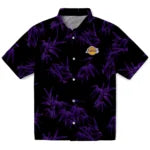 Los Angeles Lakers Hawaiian Shirt - Bamboo Branches | Hula Hawaiian Shirts