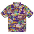 Los Angeles Lakers Hawaiian Shirt - Hawaii Island | Hula Hawaiian Shirts