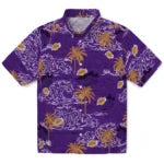 Los Angeles Lakers Hawaiian Shirt - Wave Palm | Hula Hawaiian Shirts