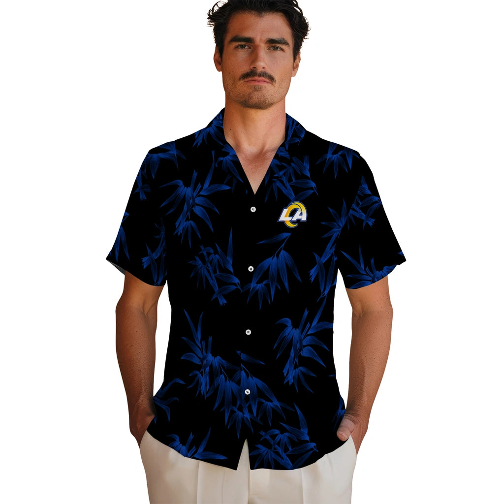 Los Angeles Rams Hawaiian Shirt - Bamboo Branches | Hula Hawaiian Shirts