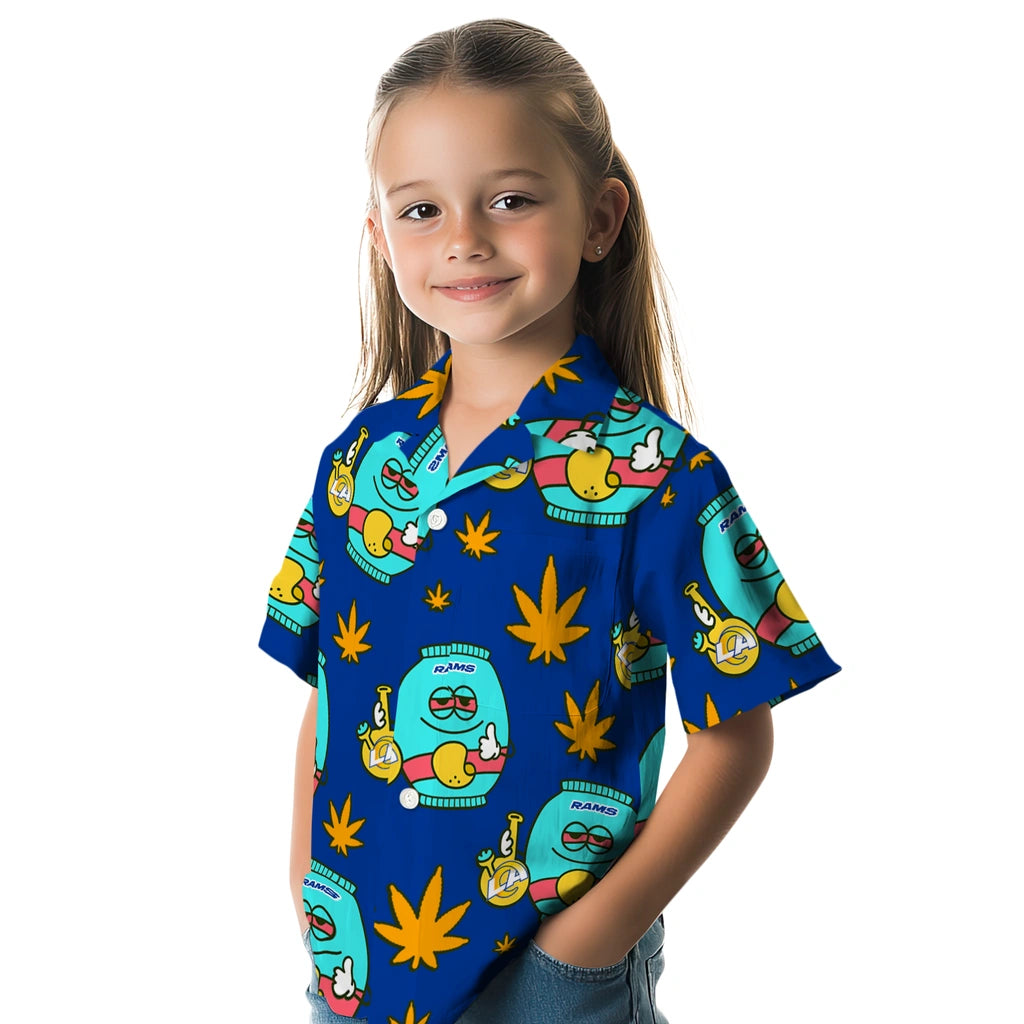 Los Angeles Rams Hawaiian Shirt - Chill Vibe | Hula Hawaiian Shirts