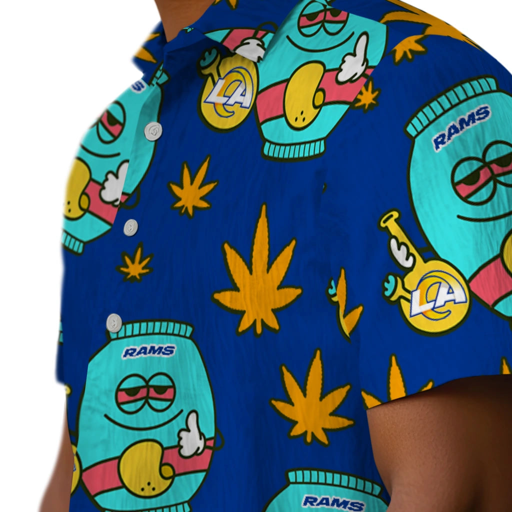 Los Angeles Rams Hawaiian Shirt - Chill Vibe | Hula Hawaiian Shirts