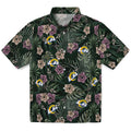 Los Angeles Rams Hawaiian Shirt - Hibiscus Leaves Pattern | Hula Hawaiian Shirts