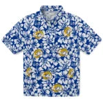 Los Angeles Rams Hawaiian Shirt - Hibiscus Motif | Hula Hawaiian Shirts