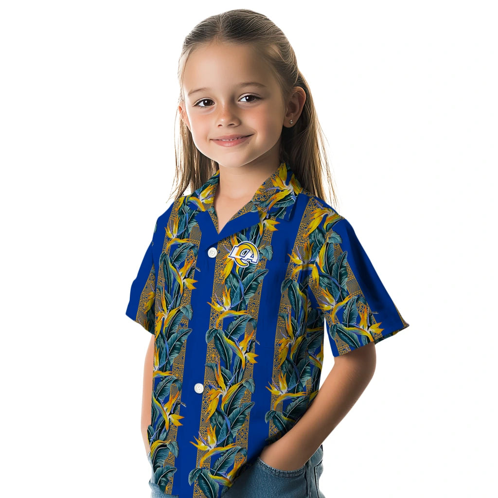 Los Angeles Rams Hawaiian Shirt - Paradise Vines | Hula Hawaiian Shirts