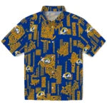 Los Angeles Rams Hawaiian Shirt - Turtle Lines | Hula Hawaiian Shirts