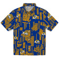 Los Angeles Rams Hawaiian Shirt - Turtle Lines | Hula Hawaiian Shirts