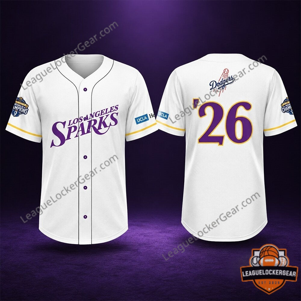 Los Angeles Sparks x Dodgers Night 2026 Crossover Giveaway Baseball Je