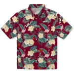 Louisiana-Monroe Warhawks Hawaiian Shirt - Flamingo and Hibiscus | Hula Hawaiian Shirts