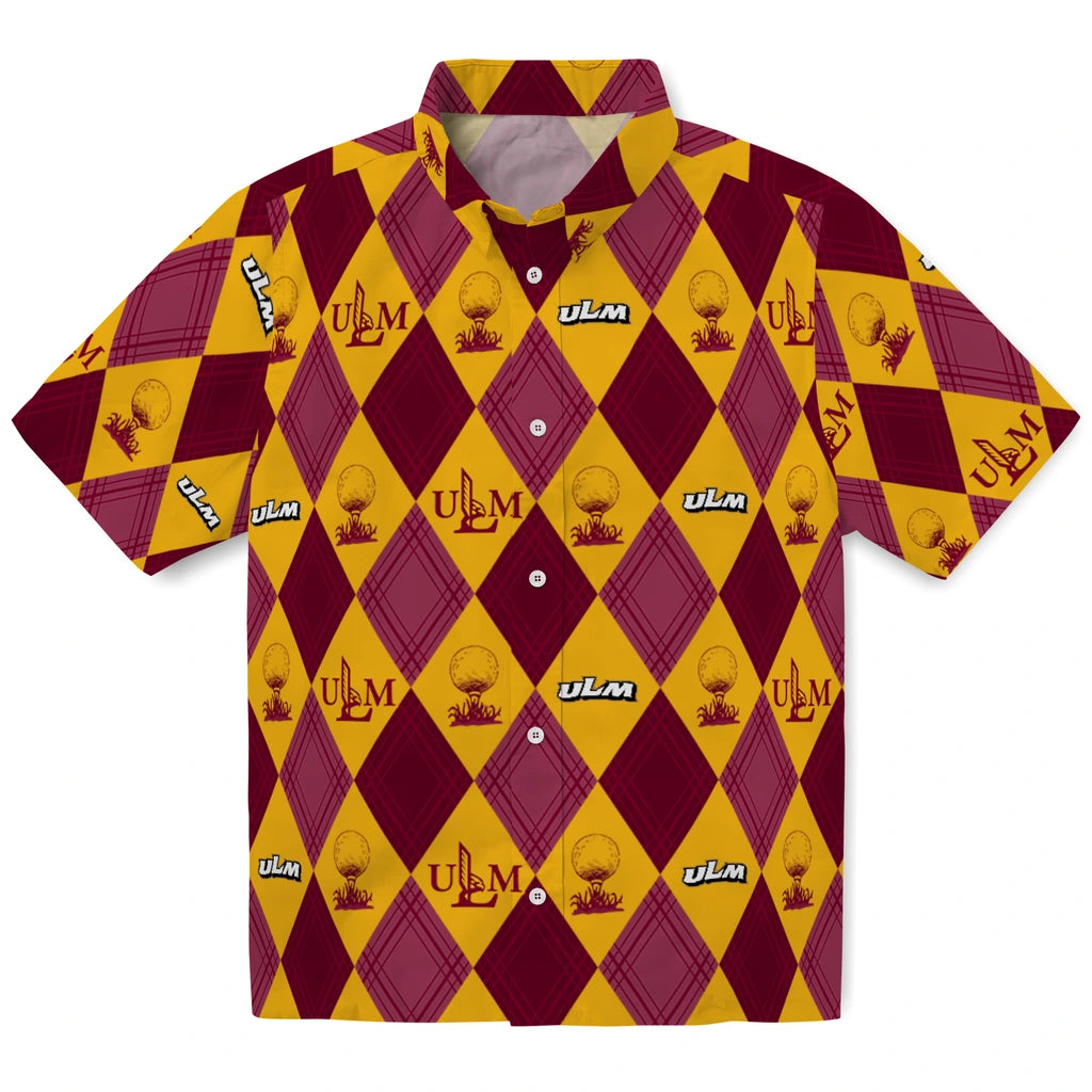 Louisiana-Monroe Warhawks Hawaiian Shirt - Golfing Plaid | Hula Hawaiian Shirts