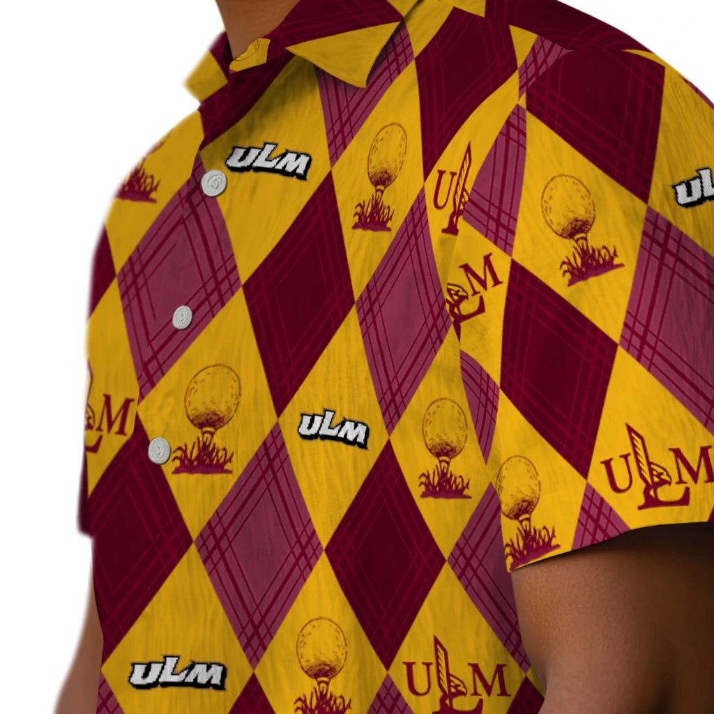 Louisiana-Monroe Warhawks Hawaiian Shirt - Golfing Plaid | Hula Hawaiian Shirts