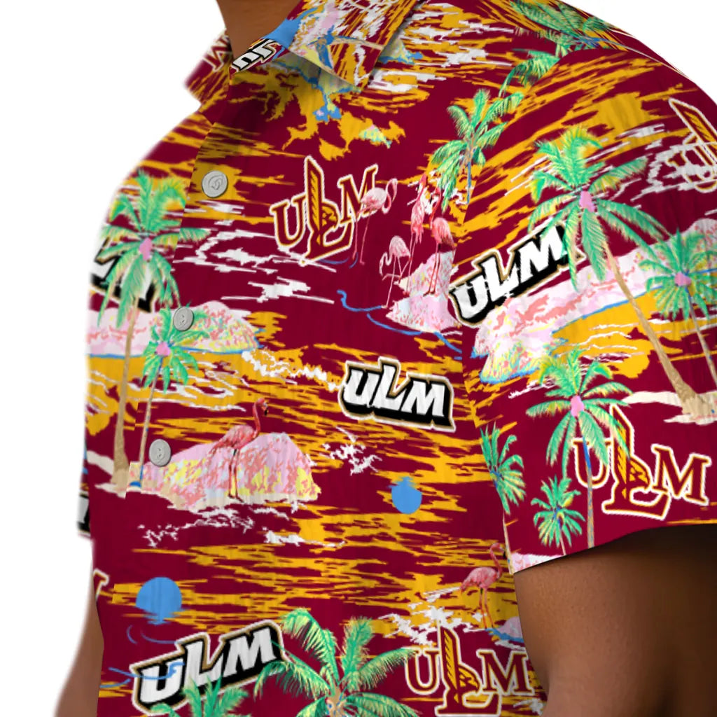 Louisiana-Monroe Warhawks Hawaiian Shirt - Hawaii Island | Hula Hawaiian Shirts