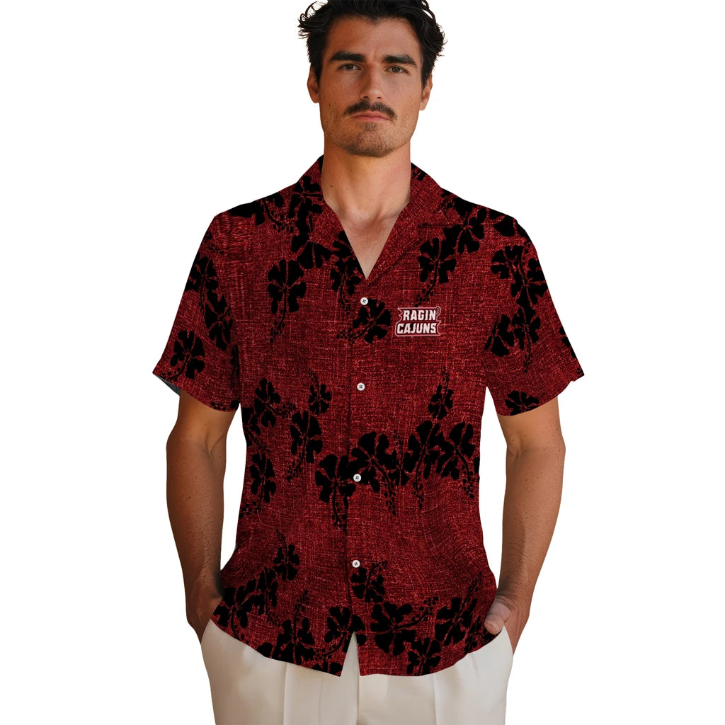 Louisiana Ragin' Cajuns Hawaiian Shirt - 50th State Flower | Hula Hawaiian Shirts
