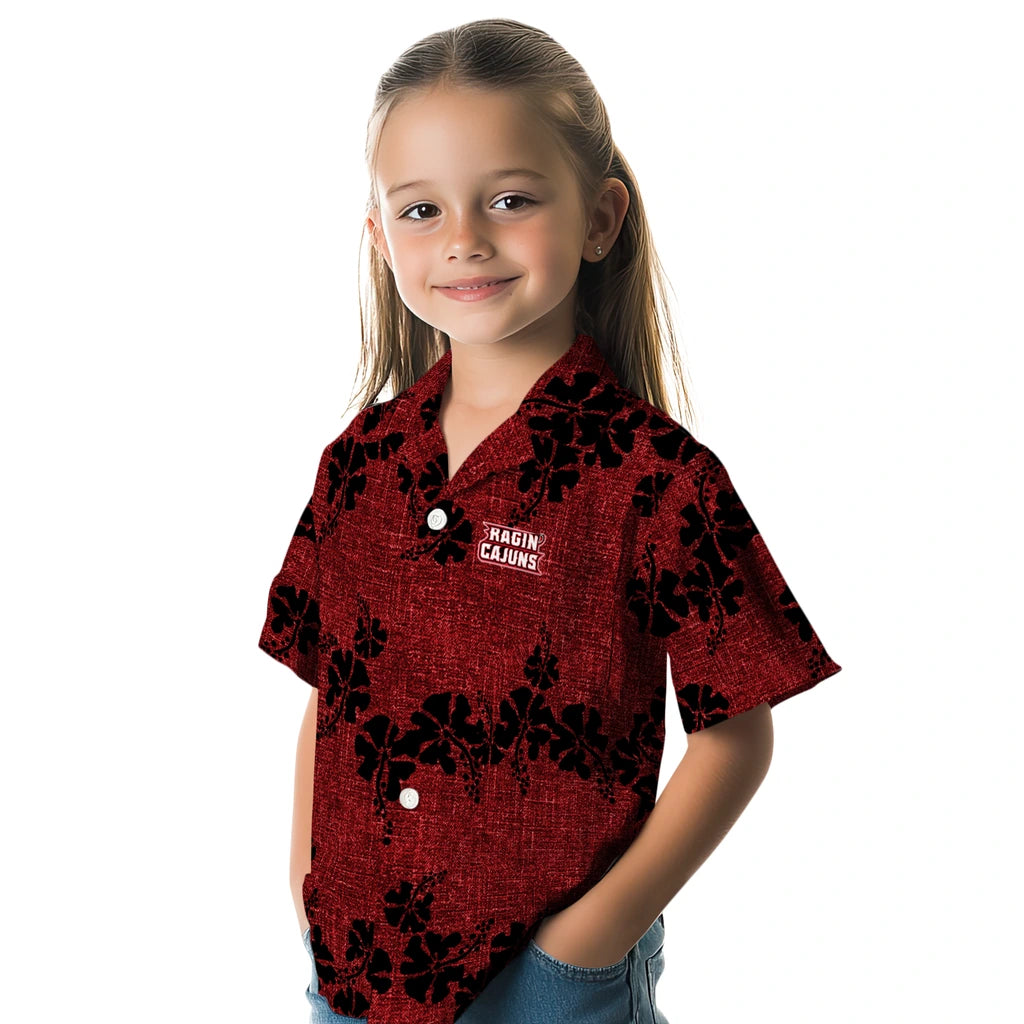 Louisiana Ragin' Cajuns Hawaiian Shirt - 50th State Flower | Hula Hawaiian Shirts