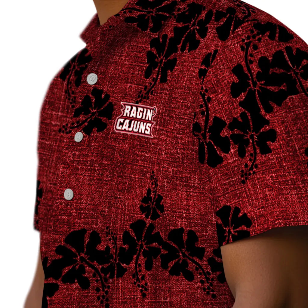 Louisiana Ragin' Cajuns Hawaiian Shirt - 50th State Flower | Hula Hawaiian Shirts
