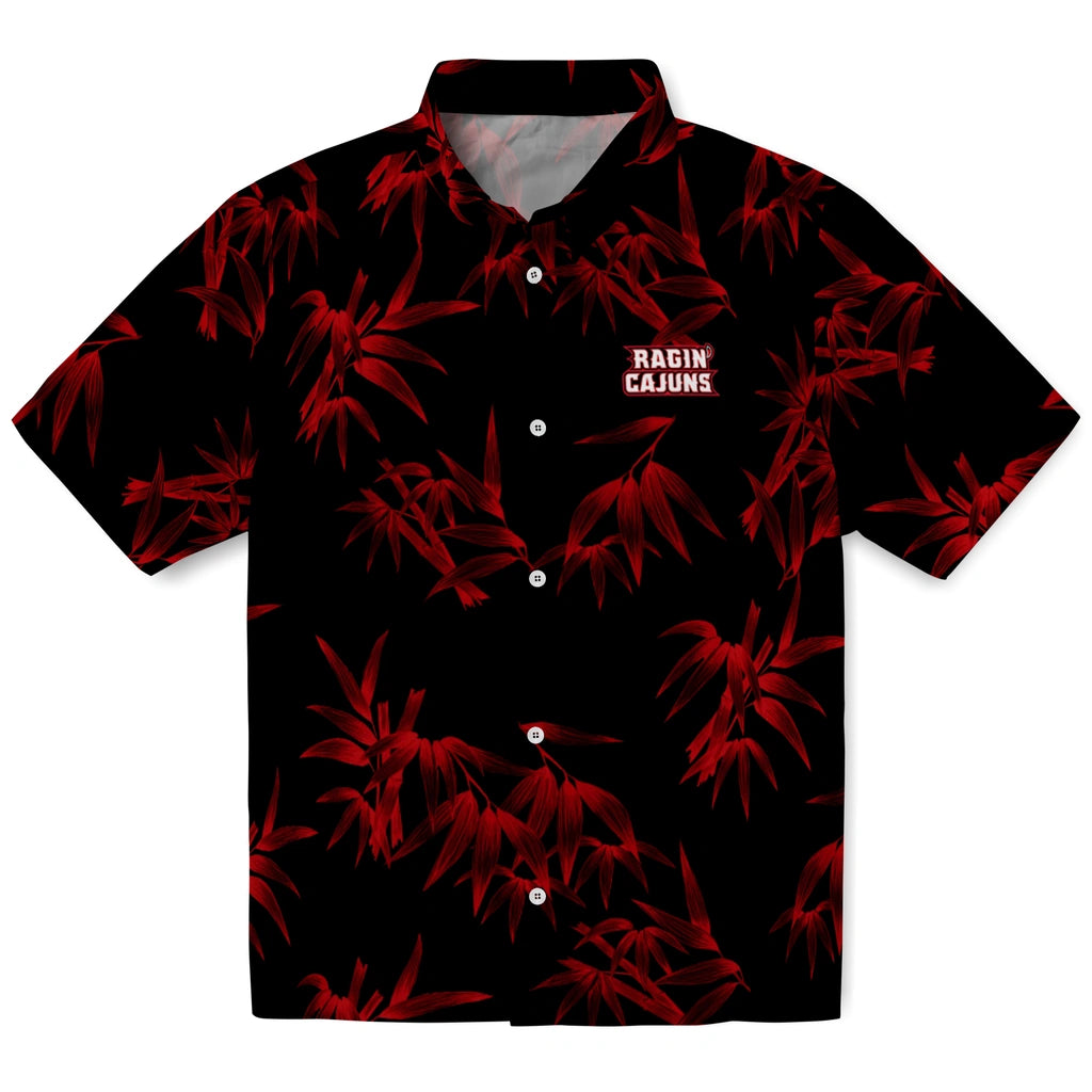Louisiana Ragin' Cajuns Hawaiian Shirt - Bamboo Branches | Hula Hawaiian Shirts