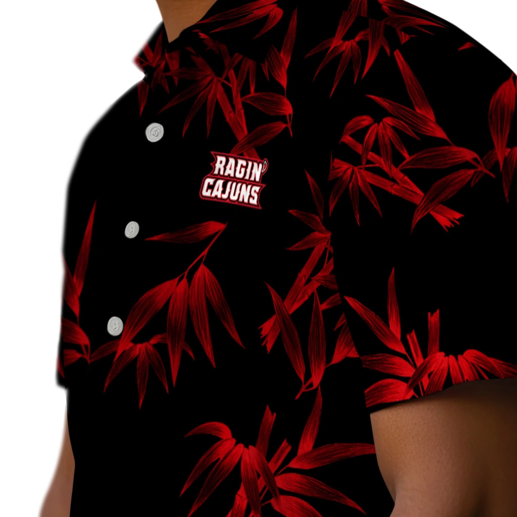 Louisiana Ragin' Cajuns Hawaiian Shirt - Bamboo Branches | Hula Hawaiian Shirts