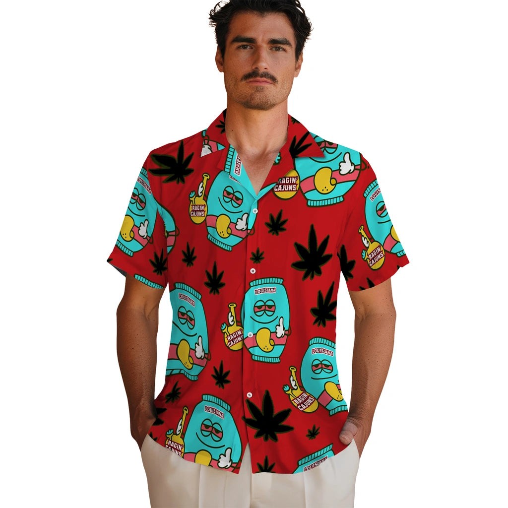 Louisiana Ragin' Cajuns Hawaiian Shirt - Chill Vibe | Hula Hawaiian Shirts