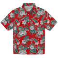 Louisiana Ragin' Cajuns Hawaiian Shirt - Flamingo and Hibiscus | Hula Hawaiian Shirts