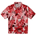 Louisiana Ragin' Cajuns Hawaiian Shirt - Hibiscus Arrangement | Hula Hawaiian Shirts