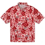 Louisiana Ragin' Cajuns Hawaiian Shirt - Hibiscus Blooms | Hula Hawaiian Shirts