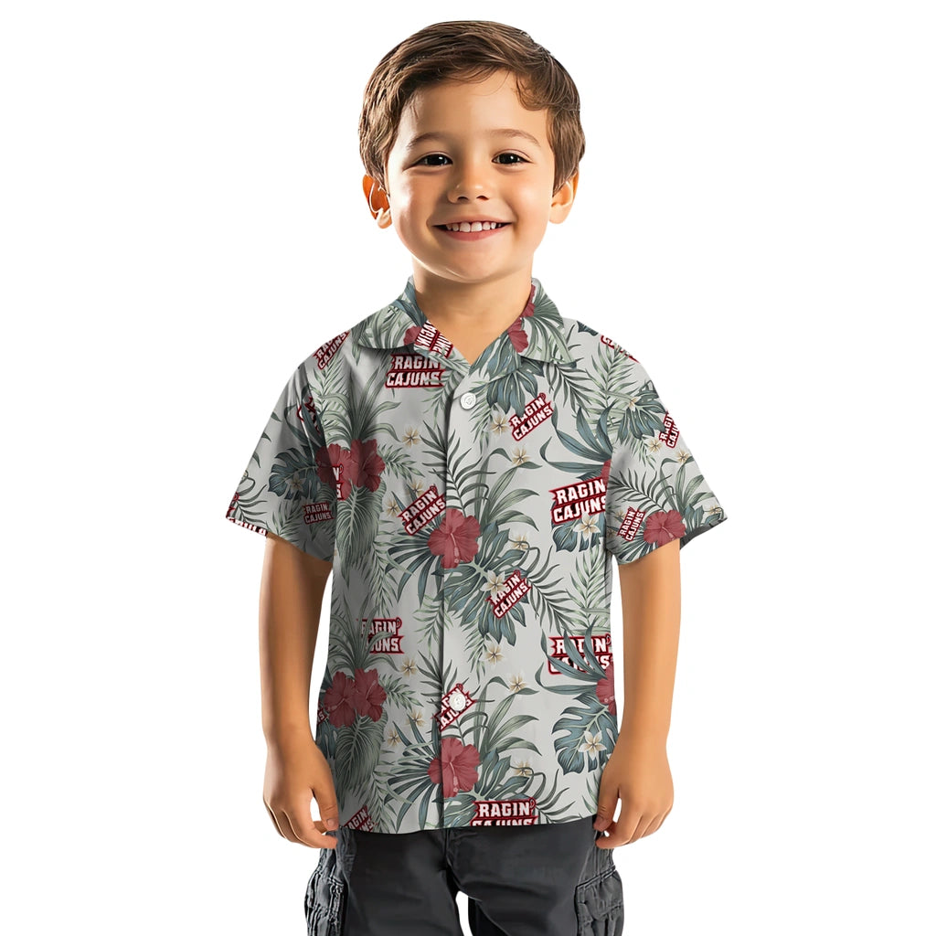 Louisiana Ragin' Cajuns Hawaiian Shirt - Hibiscus Designs | Hula Hawaiian Shirts