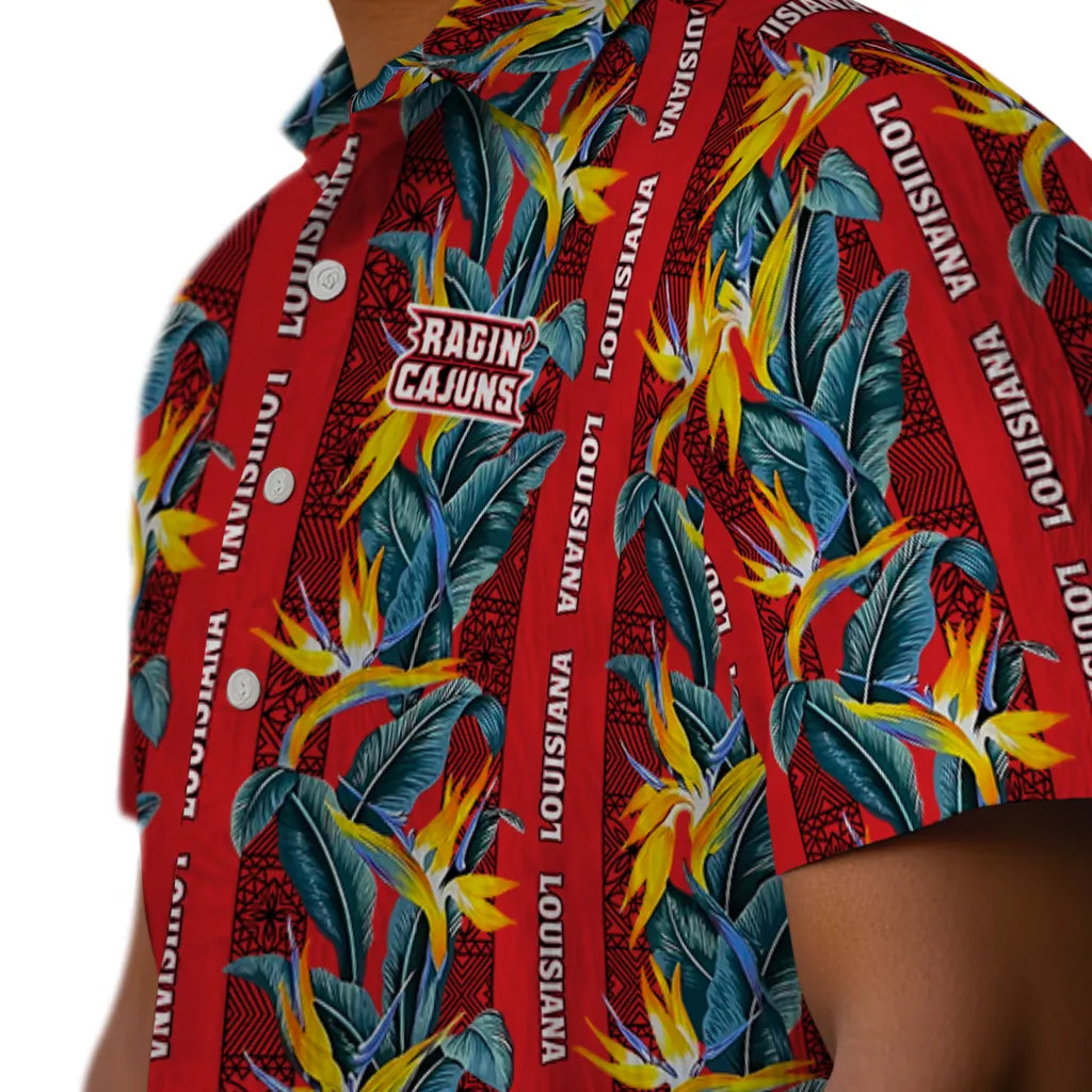 Louisiana Ragin' Cajuns Hawaiian Shirt - Paradise Vines | Hula Hawaiian Shirts