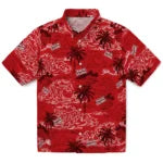Louisiana Ragin' Cajuns Hawaiian Shirt - Wave Palm | Hula Hawaiian Shirts