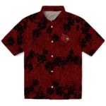 Louisville Cardinals Hawaiian Shirt - 50th State Flower | Hula Hawaiian Shirts