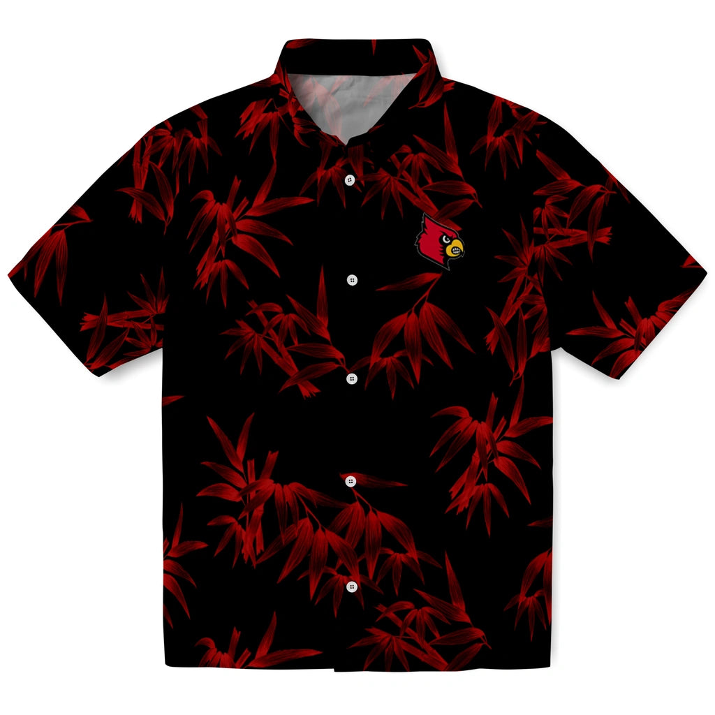 Louisville Cardinals Hawaiian Shirt - Bamboo Branches | Hula Hawaiian Shirts