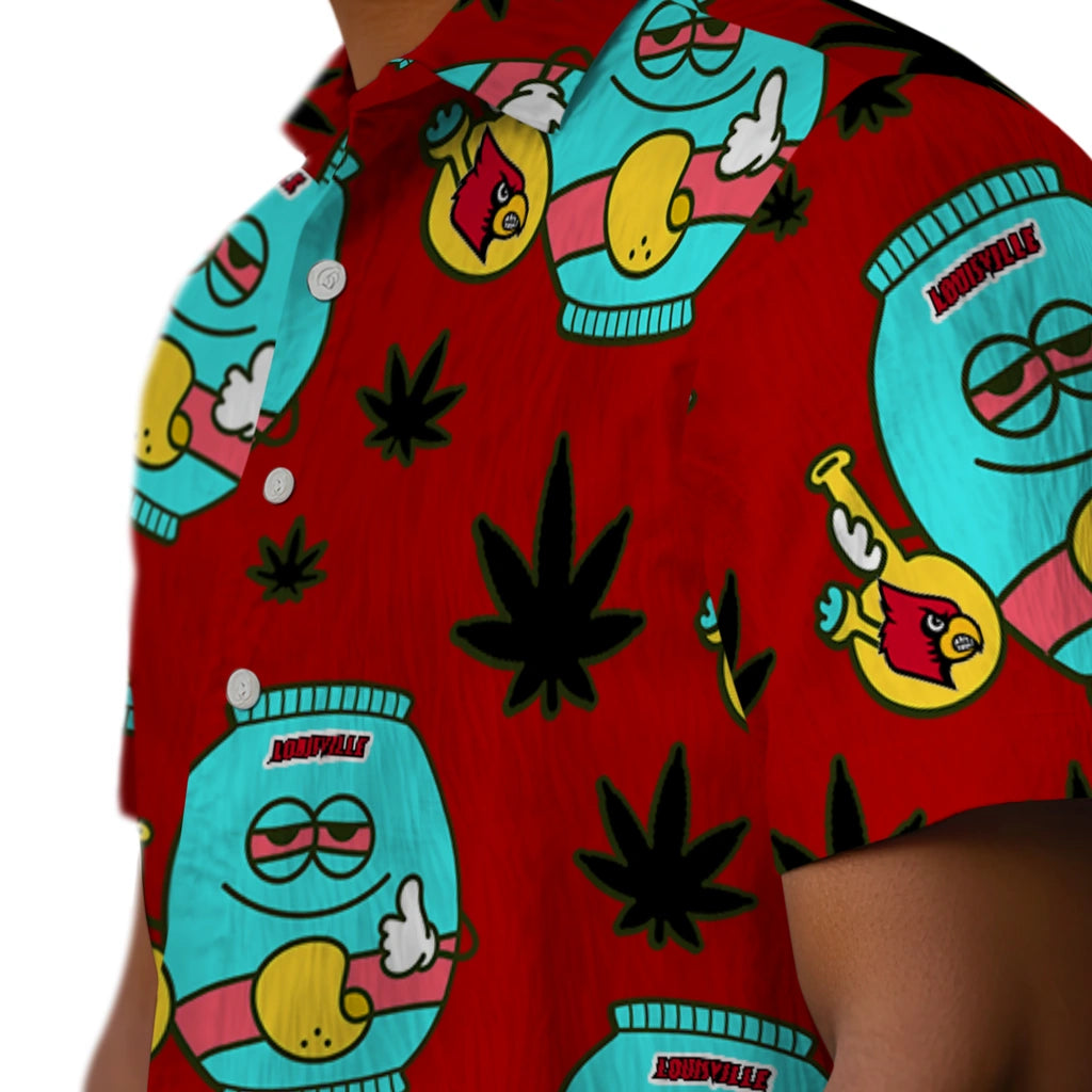 Louisville Cardinals Hawaiian Shirt - Chill Vibe | Hula Hawaiian Shirts