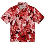 Louisville Cardinals Hawaiian Shirt - Hibiscus Arrangement | Hula Hawaiian Shirts