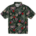 Louisville Cardinals Hawaiian Shirt - Hibiscus Leaves Pattern | Hula Hawaiian Shirts