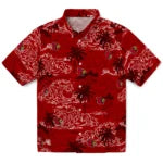 Louisville Cardinals Hawaiian Shirt - Wave Palm | Hula Hawaiian Shirts