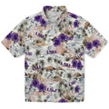 LSU Tigers Hawaiian Shirt - Hibiscus Seaside | Hula Hawaiian Shirts
