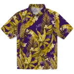 LSU Tigers Hawaiian Shirt - Palm Leaves | Hula Hawaiian Shirts