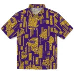 LSU Tigers Hawaiian Shirt - Turtle Lines | Hula Hawaiian Shirts