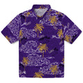 LSU Tigers Hawaiian Shirt - Wave Palm | Hula Hawaiian Shirts