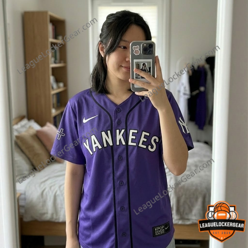 All Team MLB x KPOP Demon Hunters Baseball Jersey - LeagueLockerGear