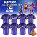All Team MLB x KPOP Demon Hunters Baseball Jersey - LeagueLockerGear