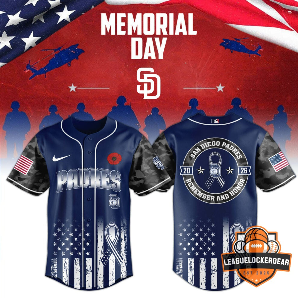 MLB x Memorial Day Remembrance Baseball Jersey - LeagueLockerGear