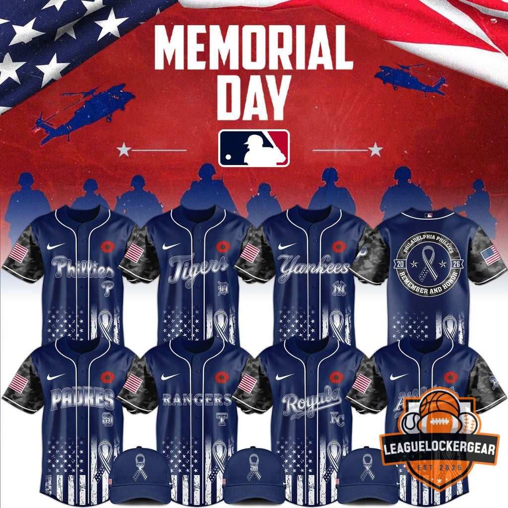 MLB x Memorial Day Remembrance Baseball Jersey - LeagueLockerGear