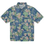 Marquette Golden Eagles Hawaiian Shirt - Anthurium Overlay | Hula Hawaiian Shirts