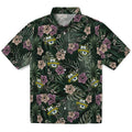 Marquette Golden Eagles Hawaiian Shirt - Hibiscus Leaves Pattern | Hula Hawaiian Shirts