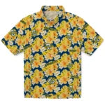 Marquette Golden Eagles Hawaiian Shirt - Hibiscus Tropics | Hula Hawaiian Shirts