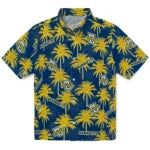 Marquette Golden Eagles Hawaiian Shirt - Palm Tree Motif | Hula Hawaiian Shirts