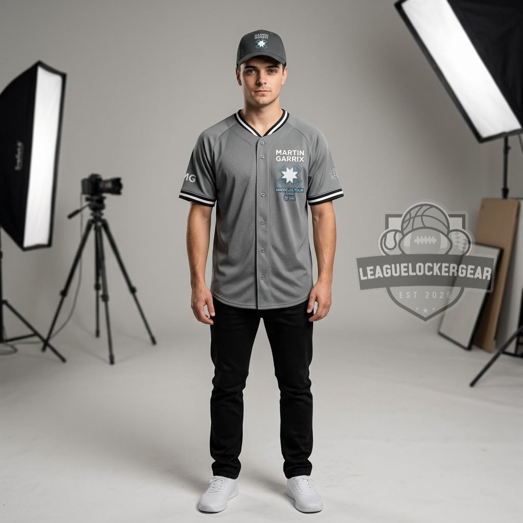 Martin Garrix Americas Tour 2026 Baseball Jersey - LeagueLockerGear