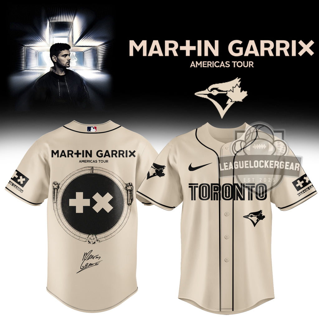 Martin Garrix Los Angeles Dodgers Americas Tour Baseball Jersey - LeagueLockerGear
