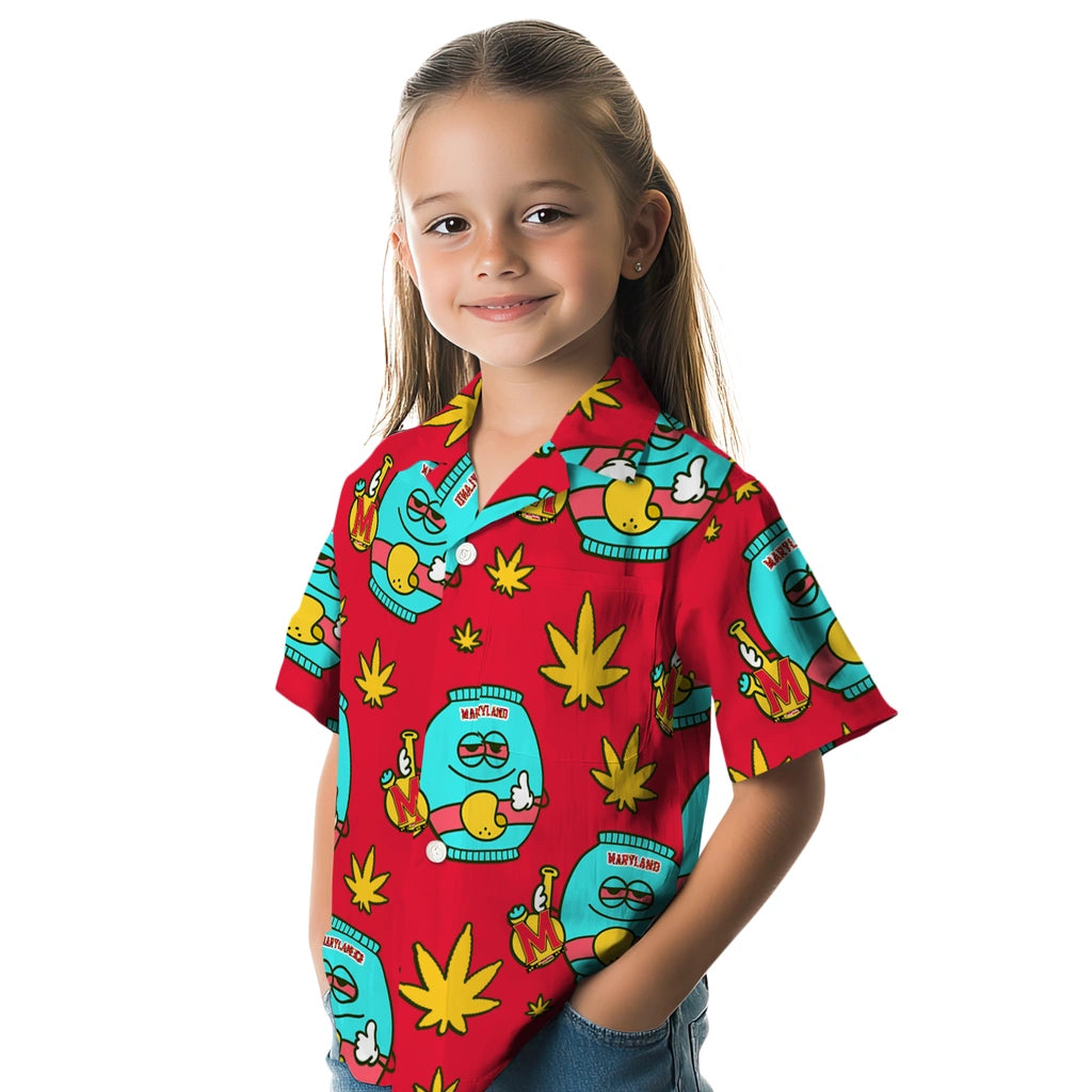 Maryland Terrapins Hawaiian Shirt - Chill Vibe | Hula Hawaiian Shirts
