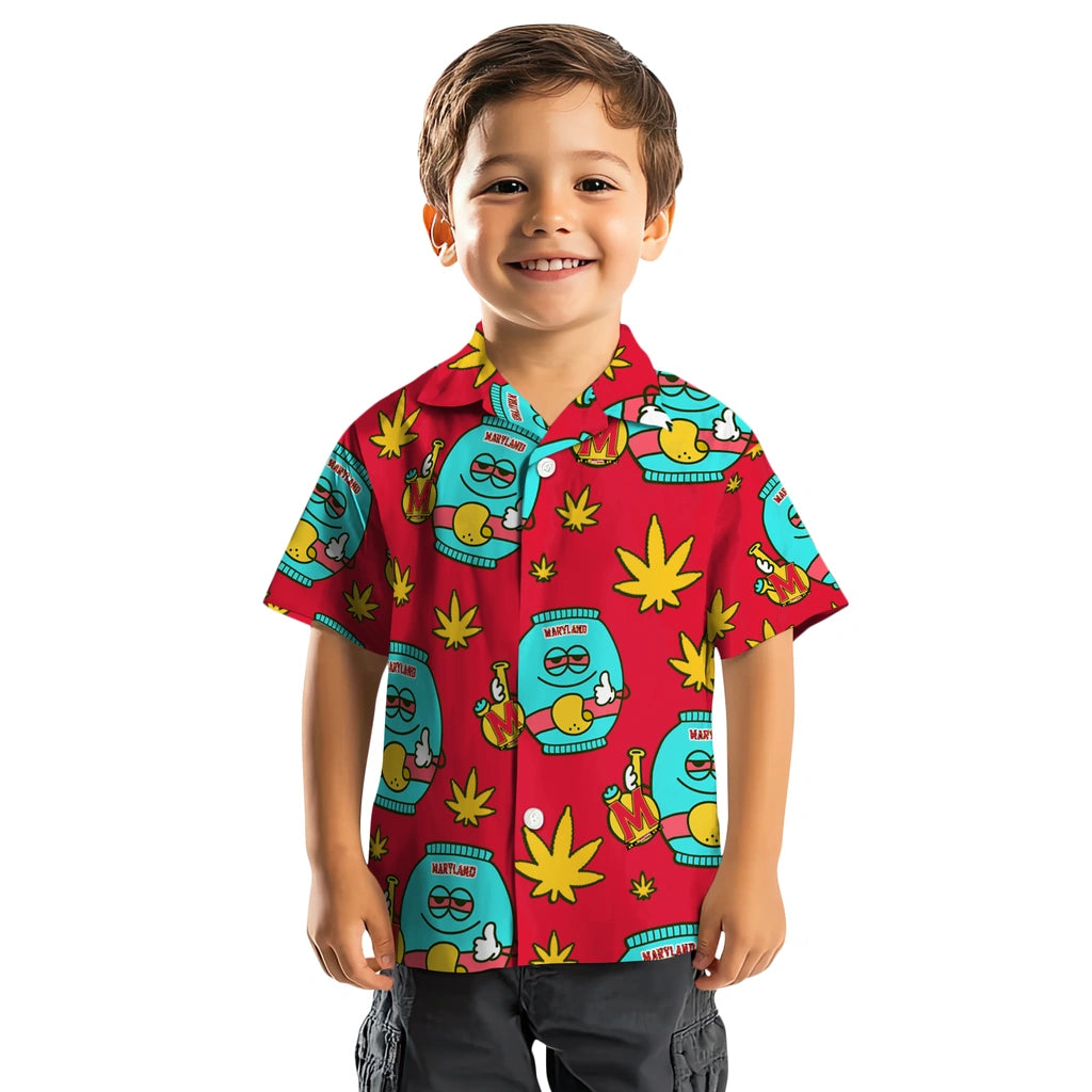 Maryland Terrapins Hawaiian Shirt - Chill Vibe | Hula Hawaiian Shirts